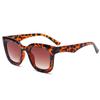 European and American new square sunglasses Internet celebrities men's large frame retro sunglasses women's simple wind shade glasses