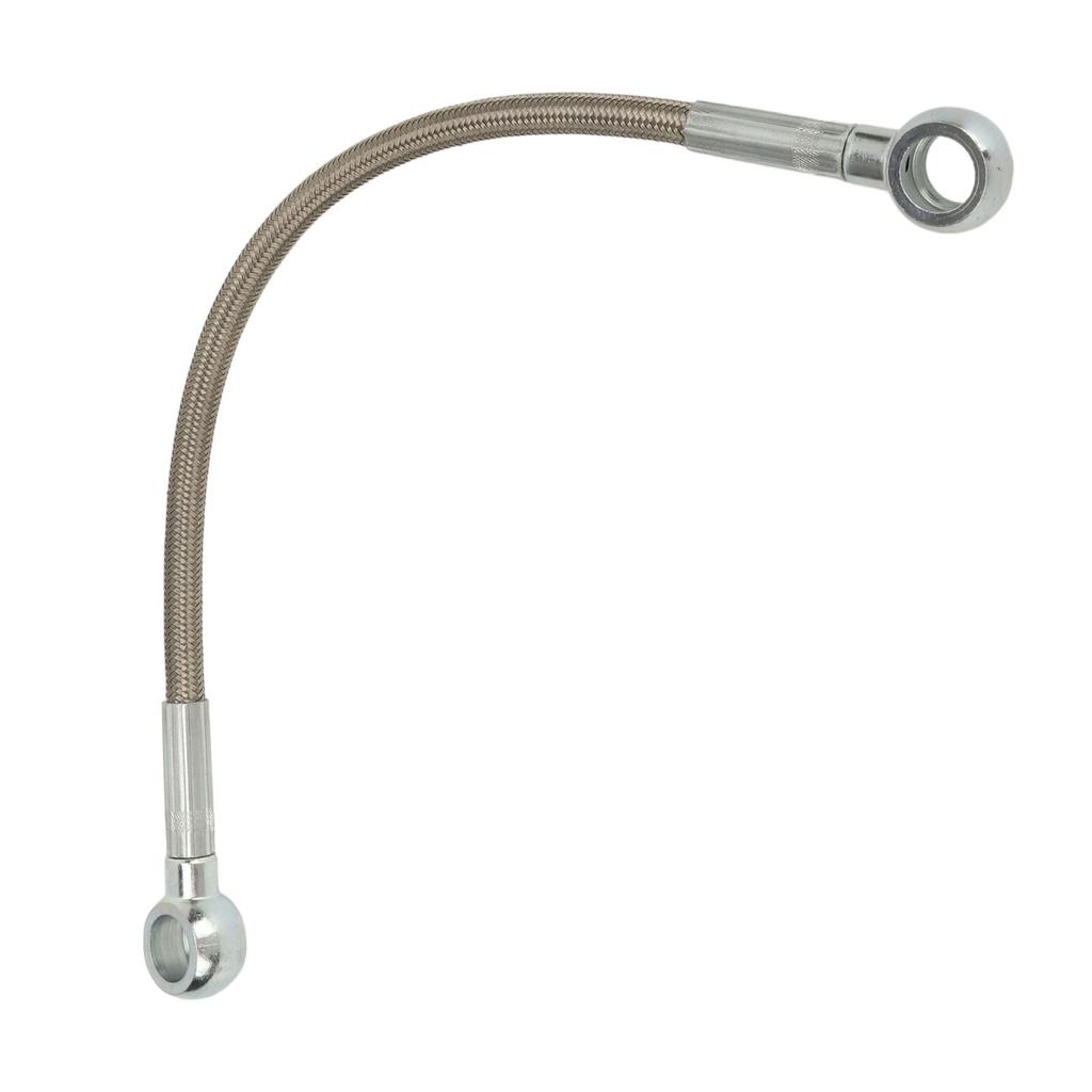 Oil Supply Line Hose 11361705532 Stainless Steel Rustproof Turbo Oil Feed Line for E36 E46 E39 E85 E86