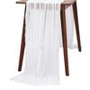 Table Runner Beautiful Foldable Soft Cheese Cloth Decorative Table Runner for Wedding Party Baby Shower