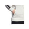 Adidas Оригинальная куртка Adicolor Firebird Track Logo Print Striped Loose Fit Stand Wool с длинным рукавом и воротником-стойкой, женские куртки белого цвета JF6547