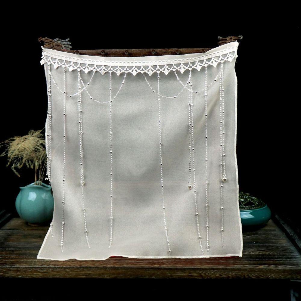 Вуаль для лица с кисточками Hanfu, древний стиль, китайские аксессуары Hanfu, солнцезащитная маска, классический танец