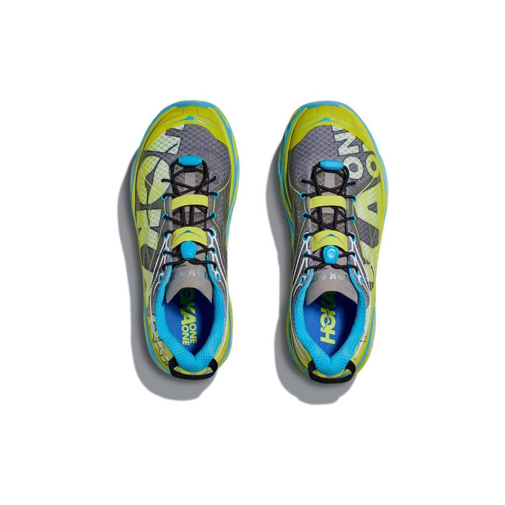 HOKA Huaka Origins Evening Primrose Diva Синие кроссовки унисекс Желтые 1134452-EPDB