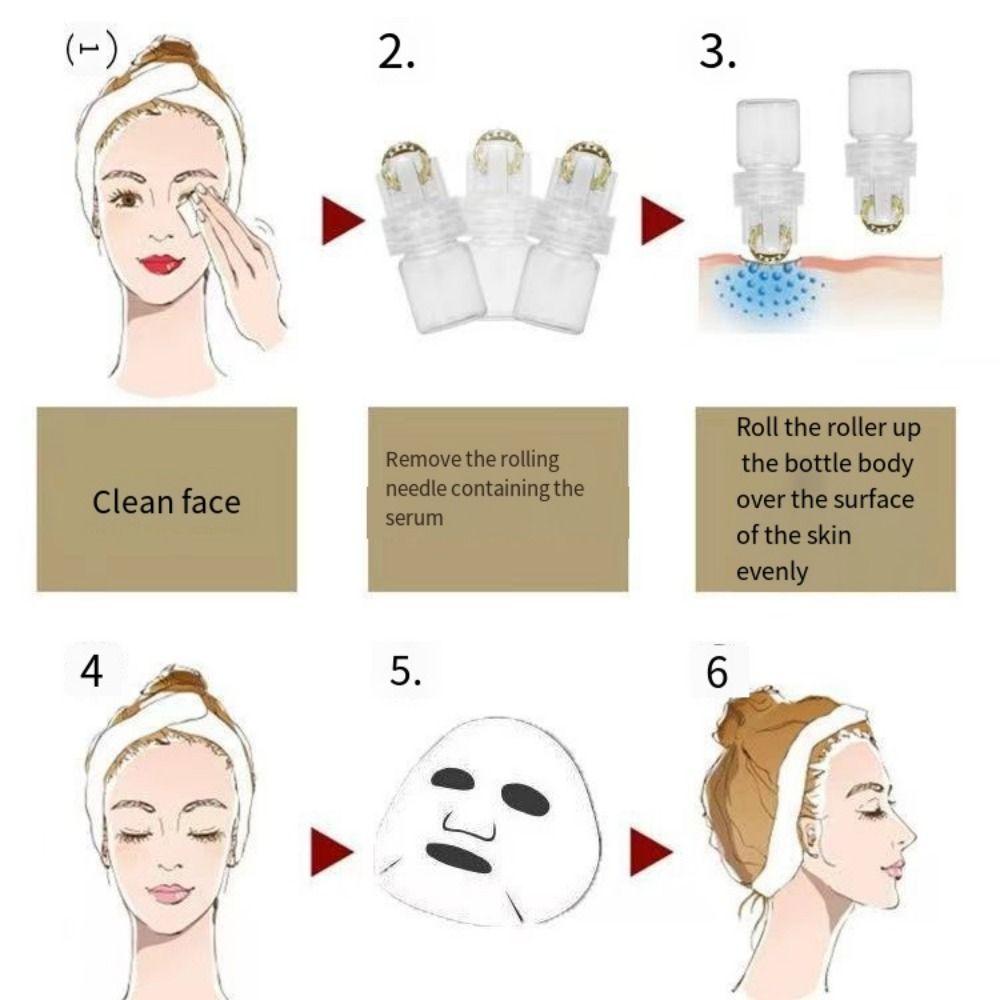 Многоразовый 64-игольный Hydra Roller Микроигольный Hydra Needle Аппликатор сыворотки Домашнее использование