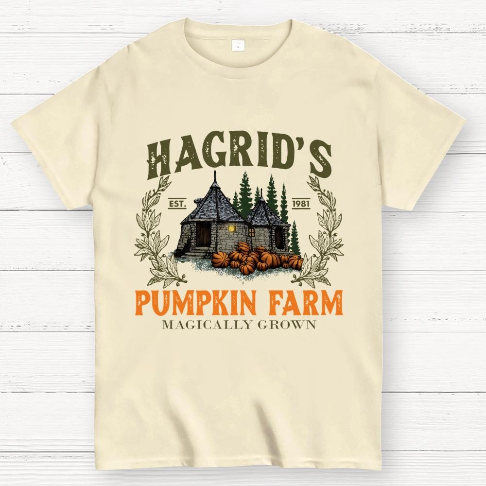 Hagrid's Pumpkin Patch Unisex Cotton Summer Casual Cool Loose T-Shirt