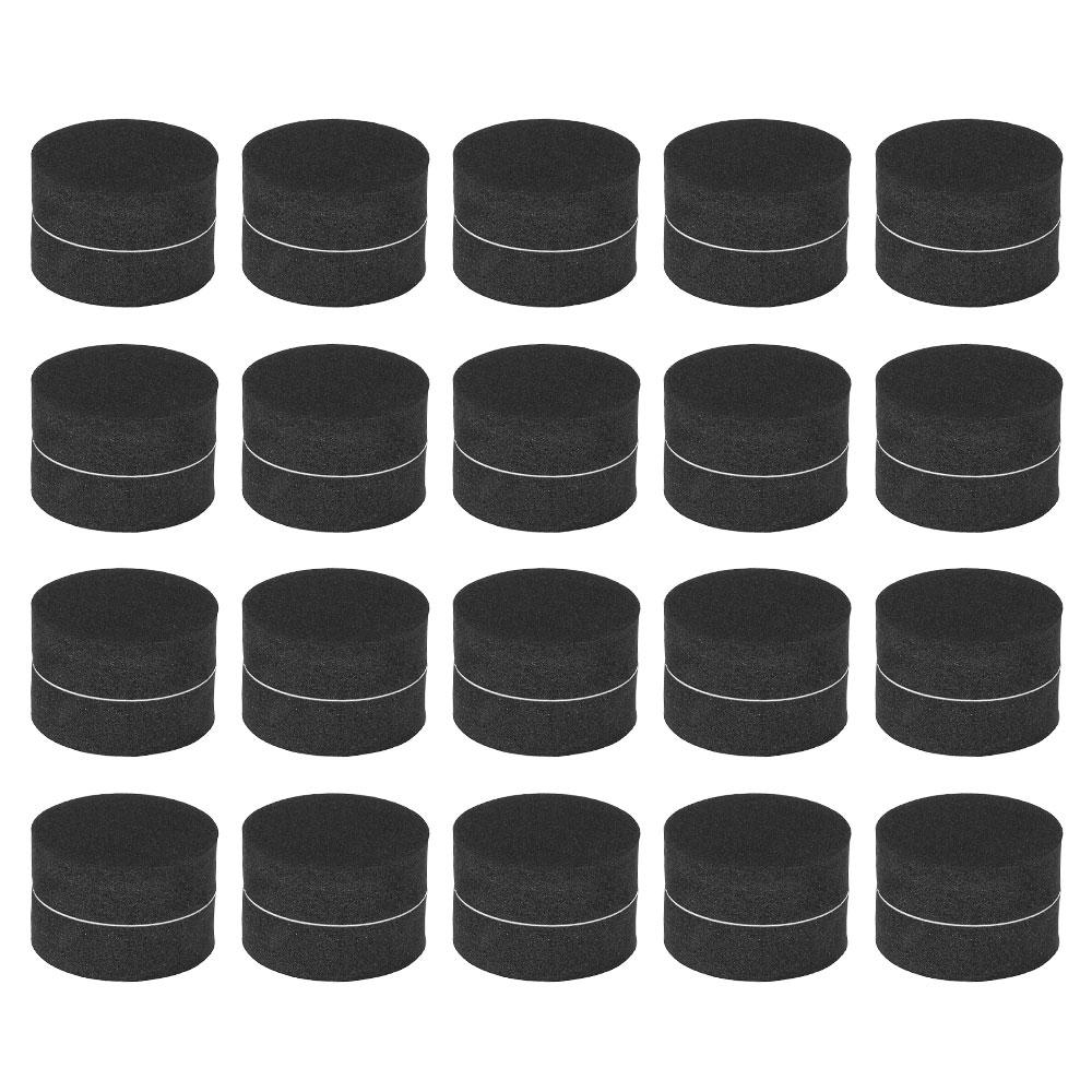 40Pcs Natural Rubber Pot Mat Invisible Plant Pots Risers Pad Flower Pot Feet Black Flower Plant Pot Feet Risers