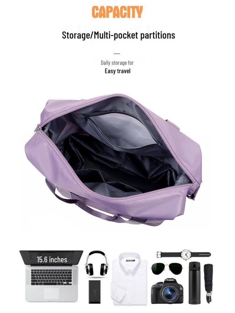 Универсальная расширяемая двухслойная дорожная сумка: Ручная кладь, Наплечная, Ручная Спортивная и Сумка для йоги на колесах