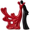 НОВАЯ Страстная любовница обнимает пару фигурка красивая керамическая статуэтка для домашнего декора (Набор из 2 шт., красный и черный)