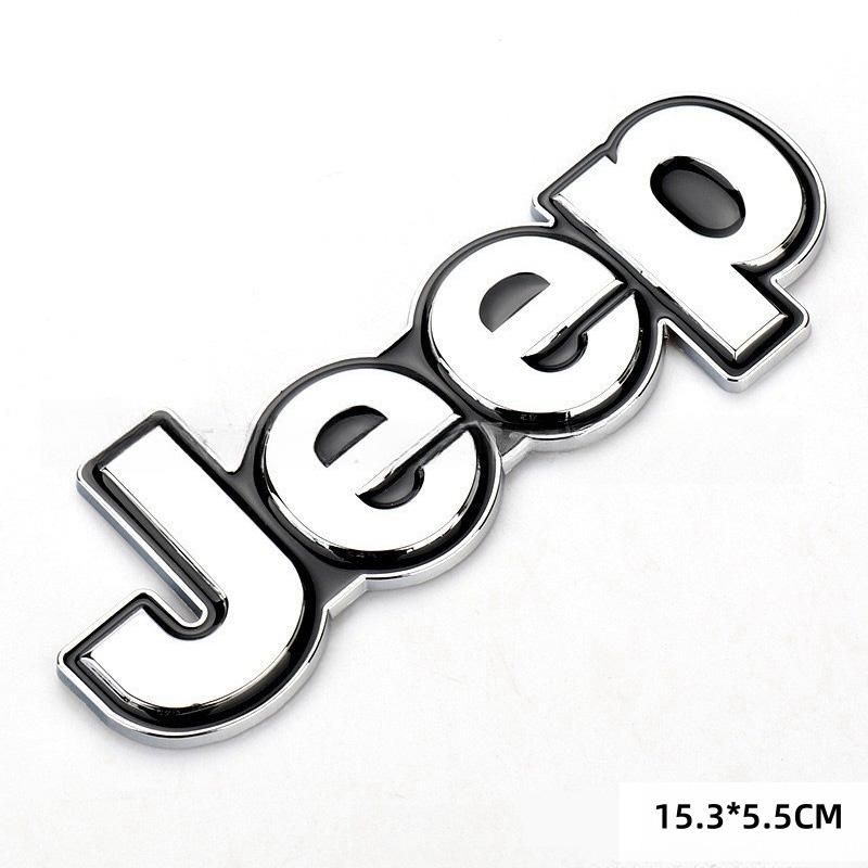 Three Dimensional ABS Car RENEGADE Emblem Trunk Rear Sticker Decoration Decal Accessories For Jeep Renegade Grand Cherokee ALX1