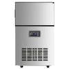 Ice Maker - VIDAXL - Silver - 45 Kg of Ice Per Day - Smart Light Indicator
