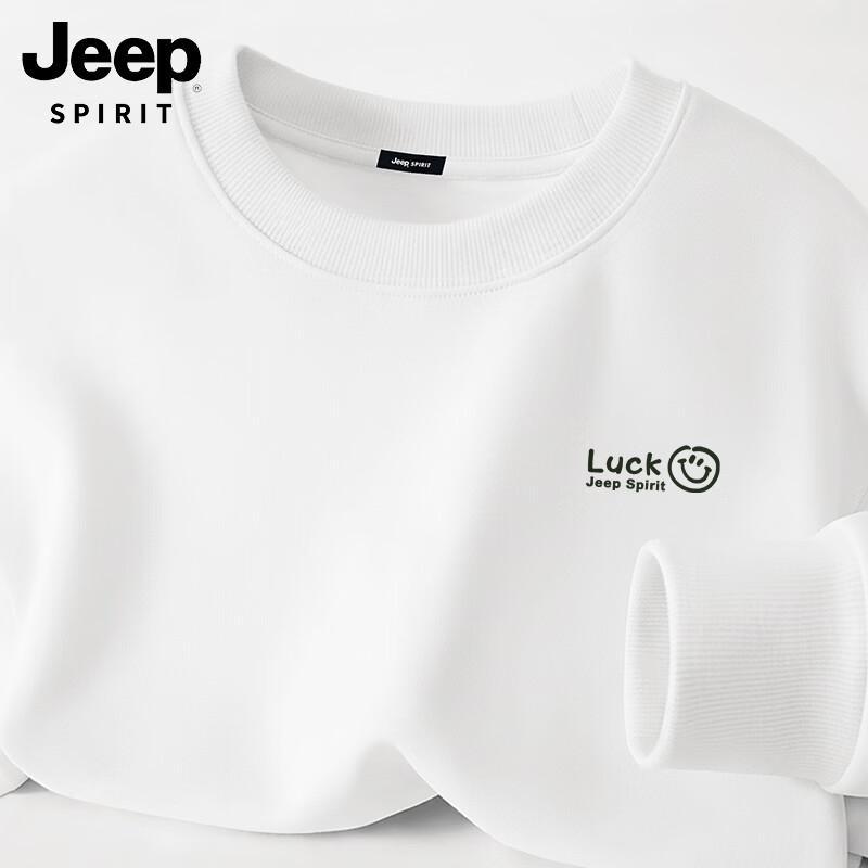 Мужской свитшот с круглым вырезом и логотипом JEEP SPIRIT