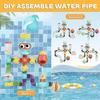 Children'S Bathroom Toys Water Assembly Pipe Rotating Fun Interactive Fun Game