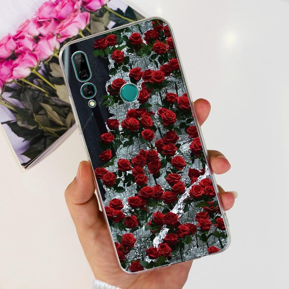 Чехол для Huawei Y9 Prime 2019 STK-L21 STK-L22 Новый модный окрашенный чехол Прозрачный силиконовый чехол для чехла телефона Huawei Y9 Prime 2019