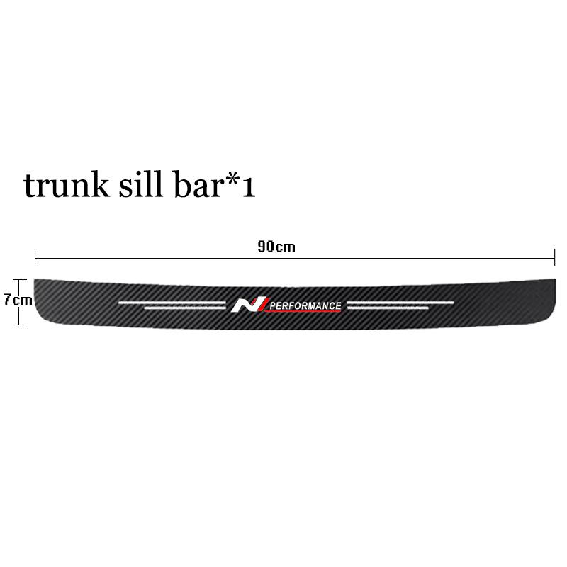 Автомобильный порог порог багажника бампер педаль наклейка наклейки чехол для Hyundai i30 i20 i10 i40 Tucson Kona Sonata Veloster Elantra