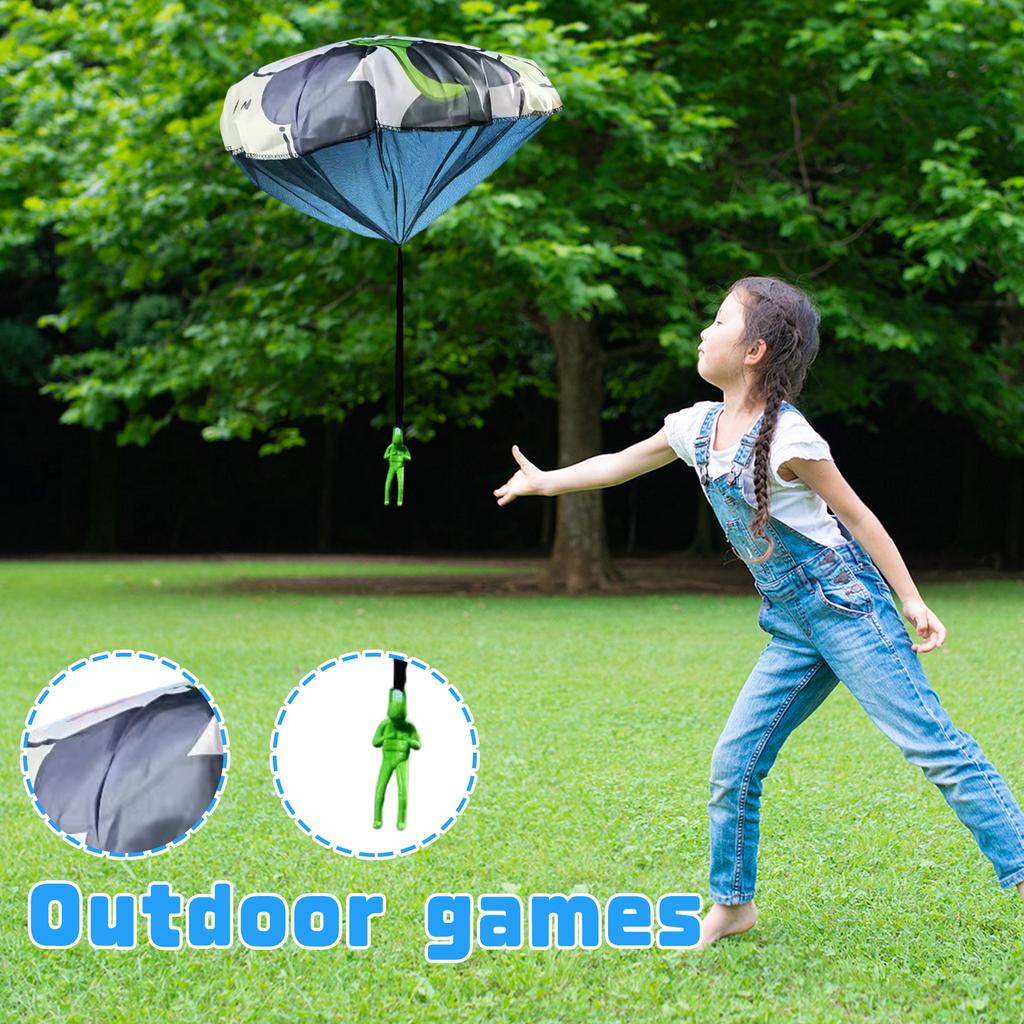 Детская рука, игрушка-парашют, дизайны для уличного планирования