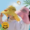 Neck Ear Cover Kids  Beach Cap Breathable Children  Bucket Hat Children Sun Hat  Travel Flap Cap