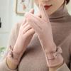 Solid Color Cold Protection German Fleece Korean Style Mittens Women's Gloves Gloves