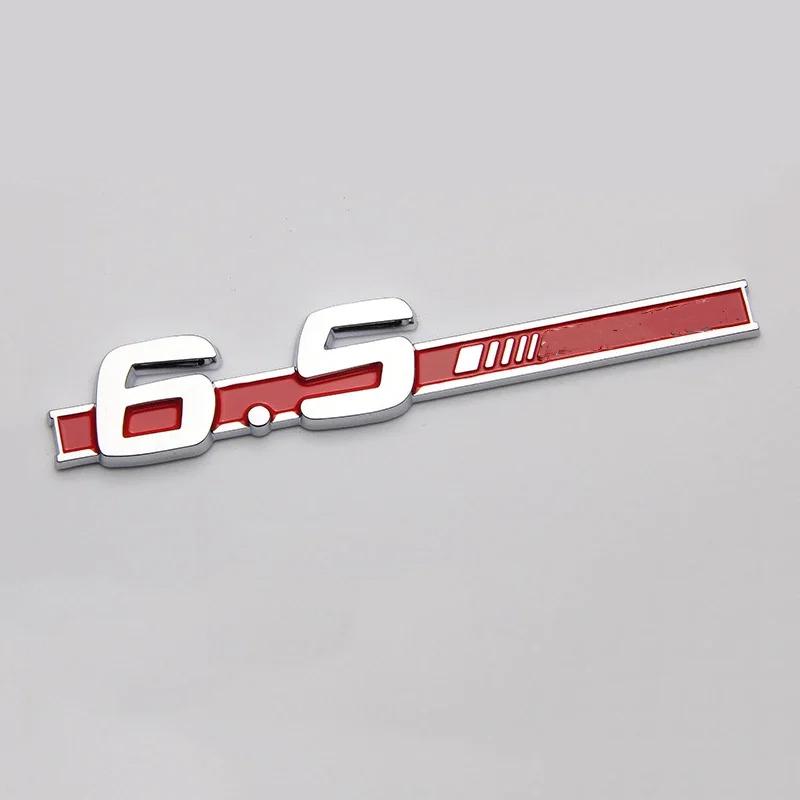 3d ABS Chrome Black Logo 3.2 5.5 6.5 6.3 A/m-g Emblem Sticker Car Fender Side Badge Accessories