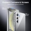Coque Silicone pour Samsung Galaxy S25 Plus (Galaxy S25+) avec 2 Verres Trempés Protection Transparente
