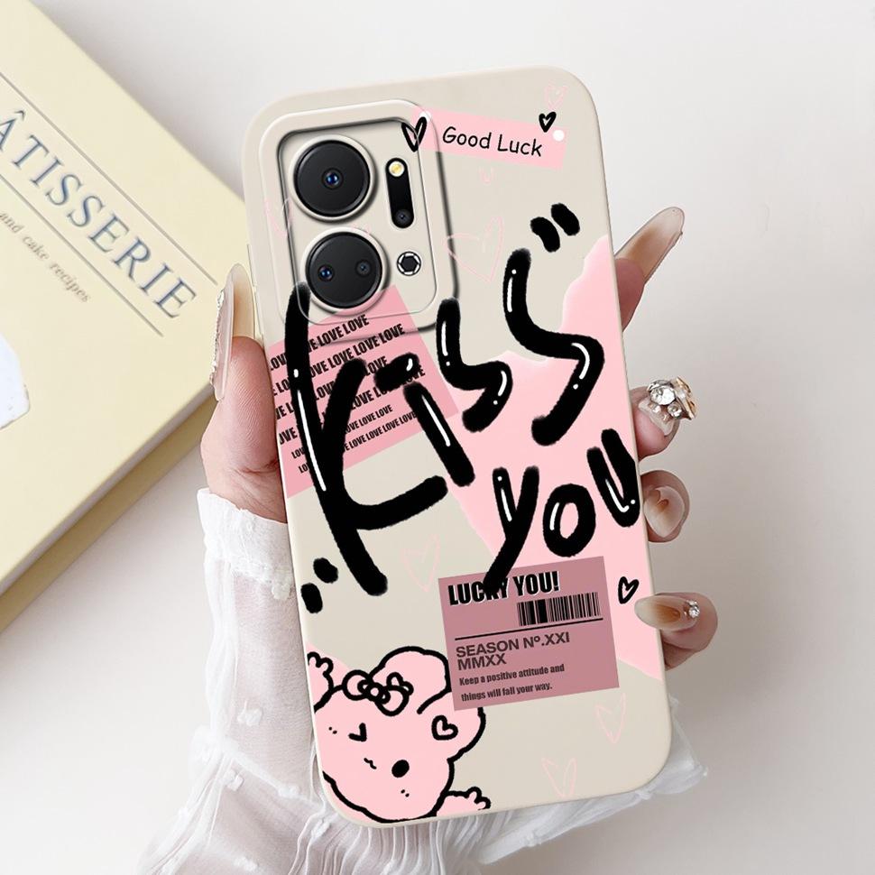 Роскошный painted чехол для Honor X7a 4G Case 2023 Силиконовый мягкий Fundas Чехол для телефона для Honor X7A X 7a HonorX7a Coque Capa