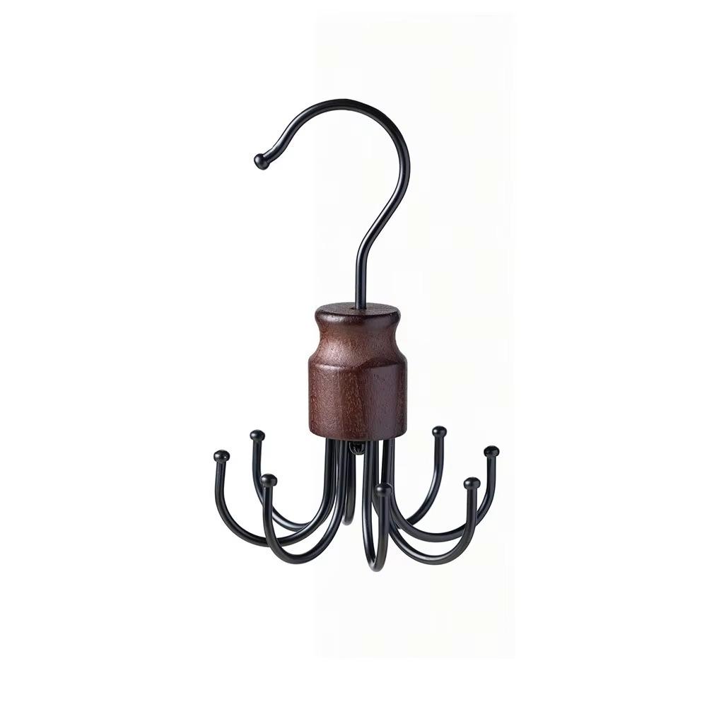 360° Rotating Octopus Clothes Hanger Metal Hanging Organizer Rotating Hooks Household Use