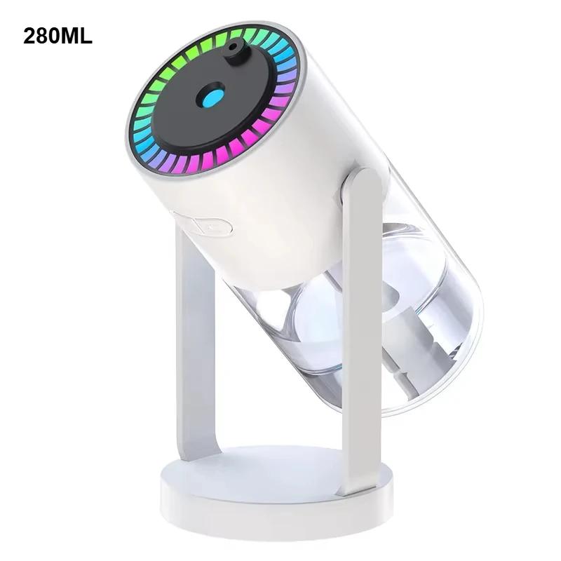 Креативный увлажнитель воздуха с проекцией звездного неба, вращающийся мини-увлажнитель воздуха для автомобиля со светодиодной подсветкой, электрический USB-диффузор ароматов для спальни