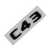 3D ABS Chrome Car Rear Trunk Letters Badge Sticker For C63 C43 G65 Emblem Logo Accessories