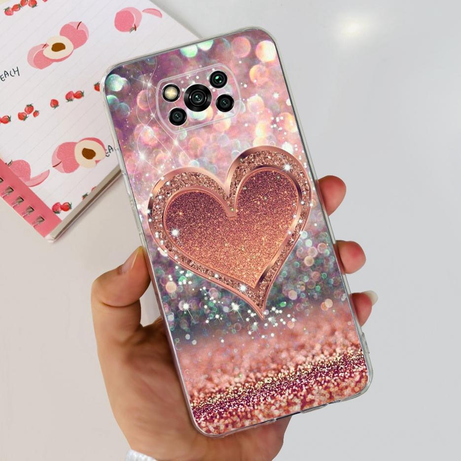 Чехол для Xiaomi Poco X3 Pro Новый Модный Расписной Чехол Прозрачный Силиконовый Мягкий ТПУ Чехол для Телефона Для Xiaomi Poco X3 NFC PocoX3 Pro Корпус