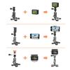 Smartphone Fence Mount Bracket For Live Streaming Adjustable Angle Action Camera Holder For Sports Record Baseball Softball