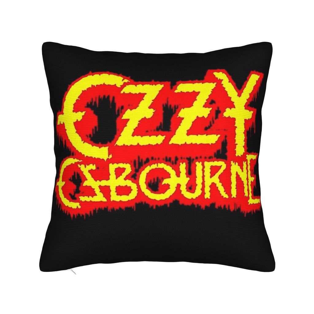Ozzy Osbourne Pillow Case Print Pillow Cover For Living Room Sofa Retro Trendy Pillowcases