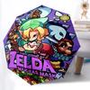 1 шт. Складной портативный зонт-трость The Legend of Zelda, автоматическое открытие/закрытие, 8-реберная конструкция, для женщин/мужчин, всесезонный a0901127