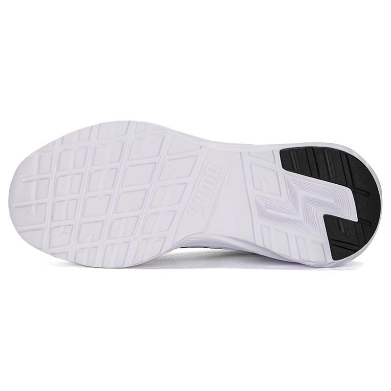 Puma All-Day Active Logo Power Comfortable Breathable Fabric Non-Slip Wear-Resistant Low-Top Running Shoes Unisex Running Shoes White Black 389203-01