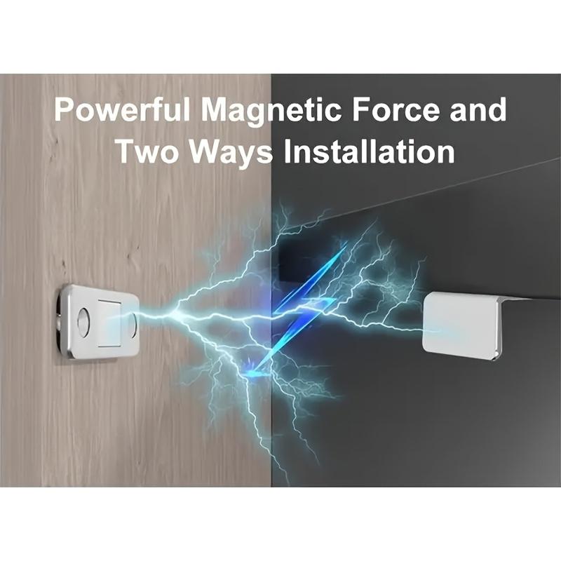1/2 пары L-образных магнитов для ящиков, клейкие магнитные уплотнители для дверц шкафов, подходят для кухонных и платяных дверей доводчик