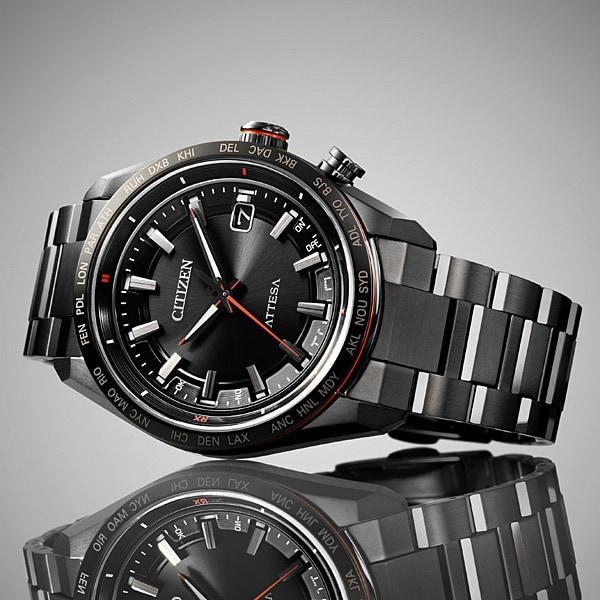 Citizen CB0286-61E ( Watch ATTESA Solar-powered Eco-Drive Radio-controlled ACT Line Black Titanium Series)