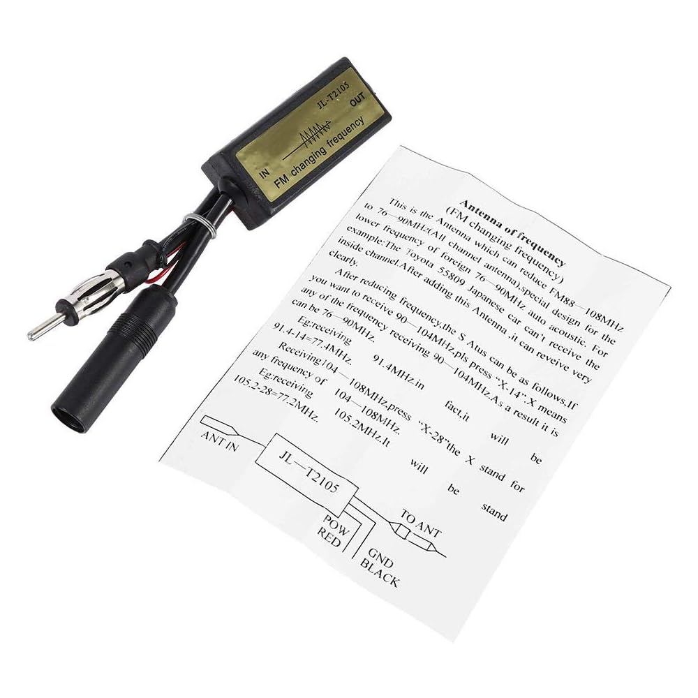 Aramox Преобразователь частоты расширитель FM-диапазона для японских автомобилей Усилитель сигнала антенны