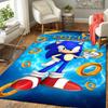1Pc Sonic Rings Adventure Rug, Office Carpet Indoor Outdoor Doormat, Non-Slip Soft, Living Room, Christmas Halloween Gift M929414