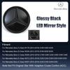 BENZ Front Grill Mirror Star led Emblems Light  For Mercedes Benz W176 W205A B C E S R SL ML GL GLA GLK-  ce1
