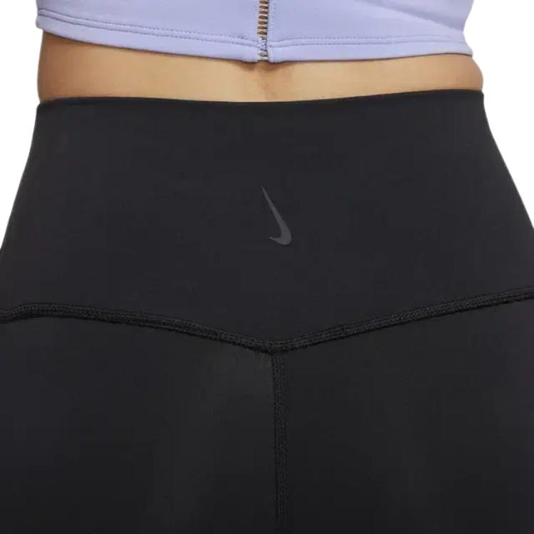 Nike Йога Люкс Infinalon ребристые дышащие фитнес-брюки женские брюки черные CJ3664-010