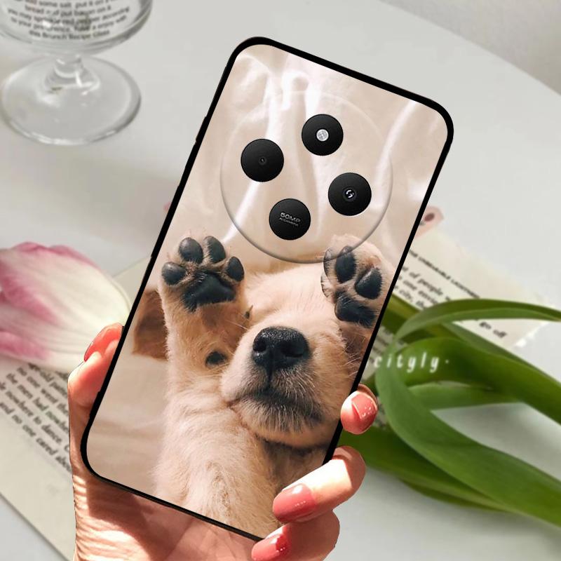 For Redmi 14R 5G Case 14 R Shockproof Silicone TPU Balck Matte Phone Cover For Xiaomi Poco C75 4G C 75 Protective Bumper Fundas