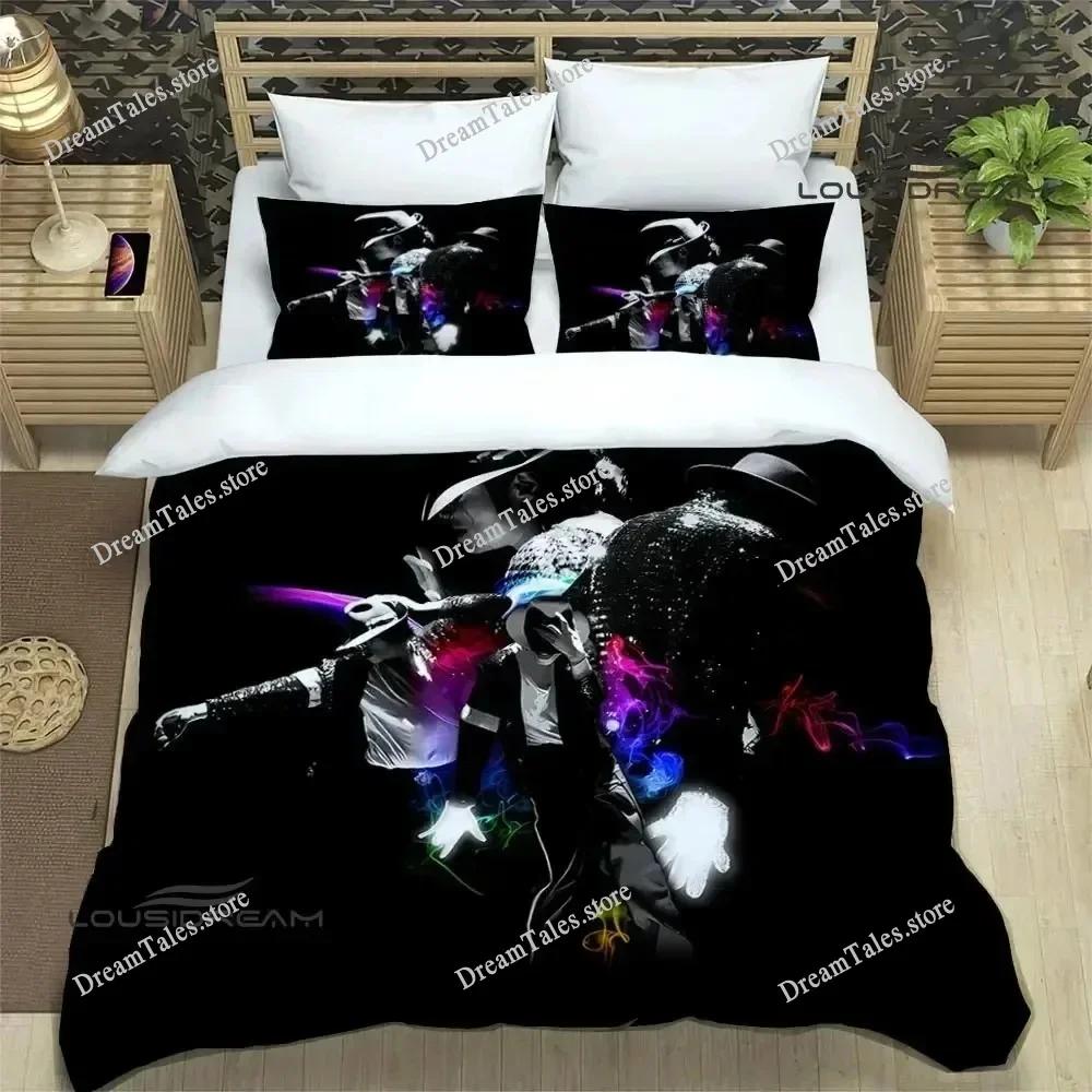 Michael Jackson Bedding Set Single Twin Full Queen King Size Bed Set Aldult Kid Bedroom Duvetcover Sets Bed Sheet Set 2025