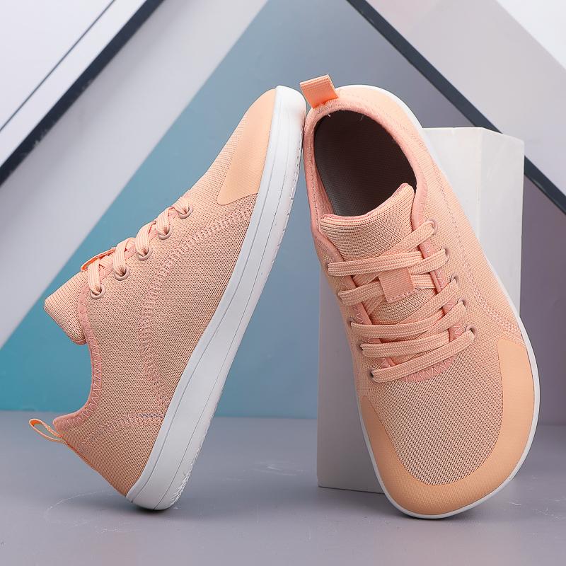 Вязаные сетчатые прогулочные туфли с широким носком, удобные тренировочные кроссовки, обувь для спортзала, фитнеса, спорта, улицы, балетки, повседневная обувь.
