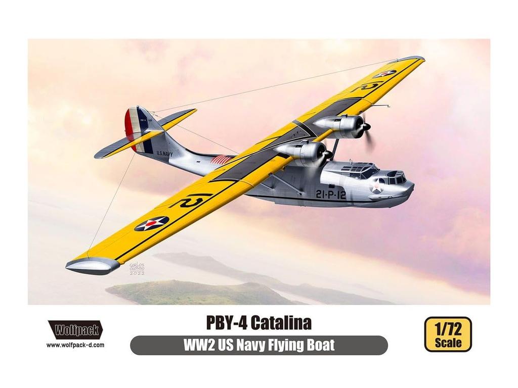 Wolfpack Design Catalina Premium Edition Набор Пластиковая модель WOLWP17214 1/72 PBY-4 (Самолет)