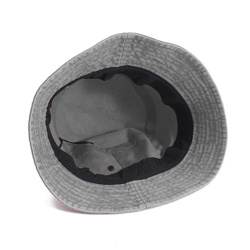 Vintage Hip-Hop Washed Cotton Bucket Hat