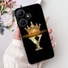 Чехол для Infinix Hot 30i X669 X669C Милая Корона Буквы Чехол Мягкий Силиконовый Чехол для Телефона Для Infinix Hot 30i Hot30i Задняя Крышка