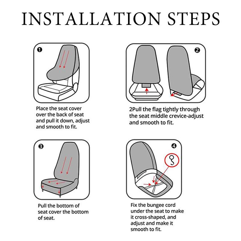 2 шт. чехол на переднее сиденье автомобиля, универсальный чехол на сиденье автомобиля, подходит для внедорожников, седанов