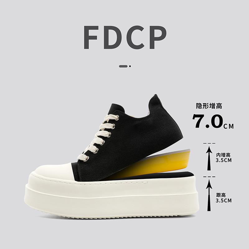 Американские ретро туфли на толстой подошве мужские черные простые туфли дерби с большой головкой 18453-R