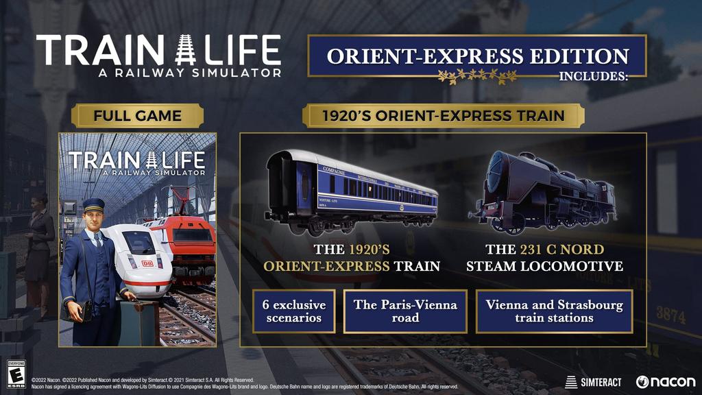 Train A Railway Simulator The Edition North PS5 Life - Orient-Express (Import Edition America) -