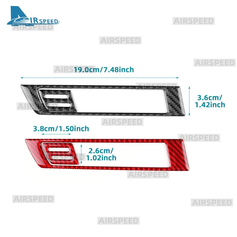 Real Soft Carbon Fiber Sticker Trim LHD For Renault Clio 5 MK5 2024 2025 Car Driver's Storage Box Frame