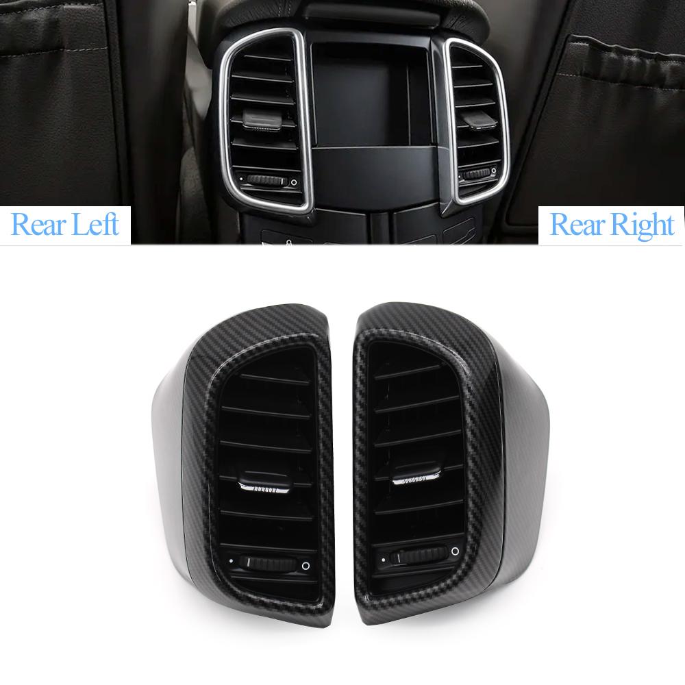 Углеродная передняя левая правая центральная задняя решетка кондиционера переменного тока, полная сборка для Porsche Cayenne 7P5