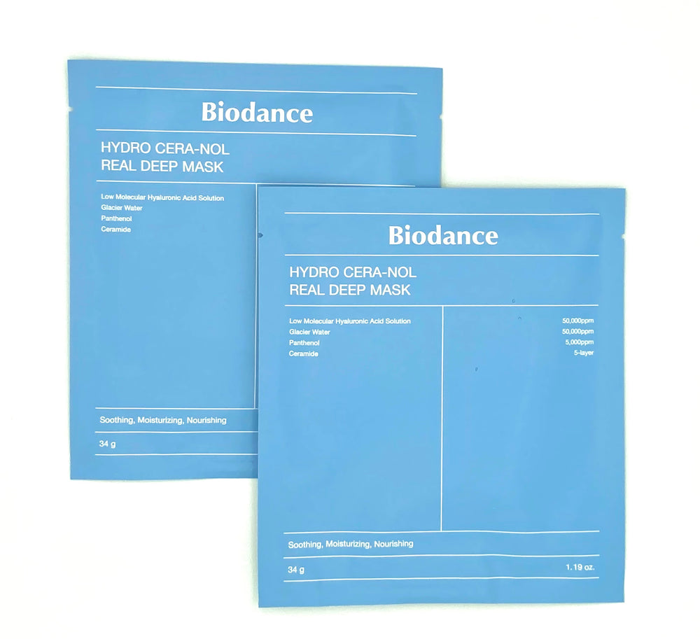 Biodance Hydro Cera-Nol Real Deep Тканевая маска 4P