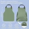 Spill-Proof Adult Feeding Bib Reusable Dining Clothing Protector Apron  Disabled Individuals
